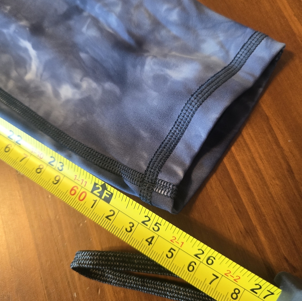 Gymshark Elevate Leggings Medium Blue Purple Tie Dye - Picture 8 of 8